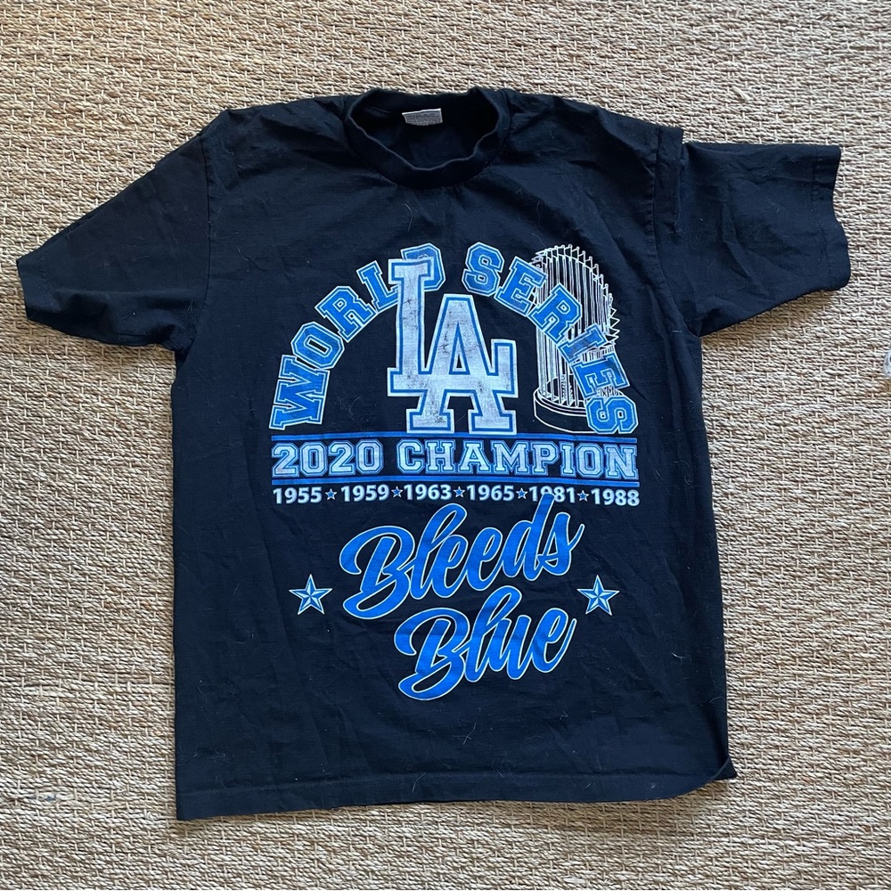 LA dodgers world champion t shirt